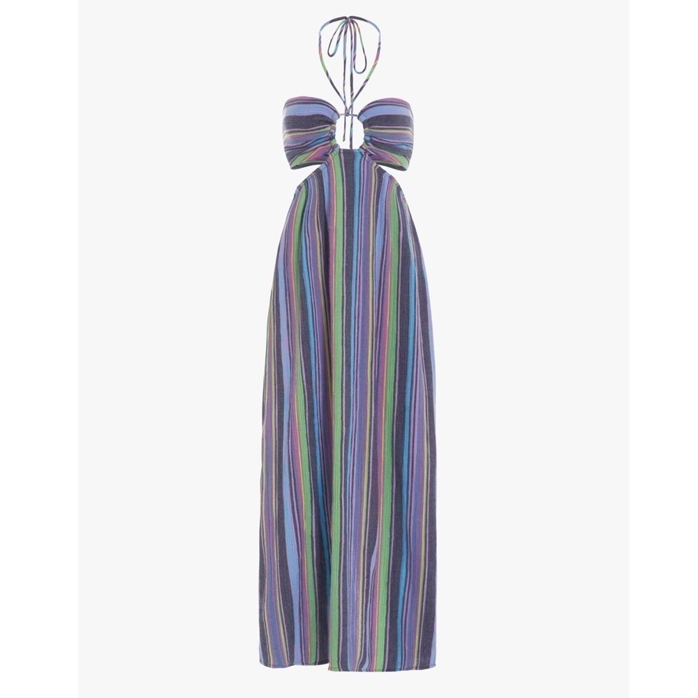 NWT Mara Hoffman Laila Maxi Dress in Multi Stripes - Picture 14 of 14